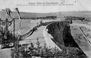 Talsperre Malter - Einweihung